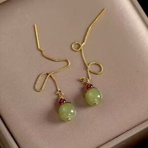 Hetian Jade Earrings